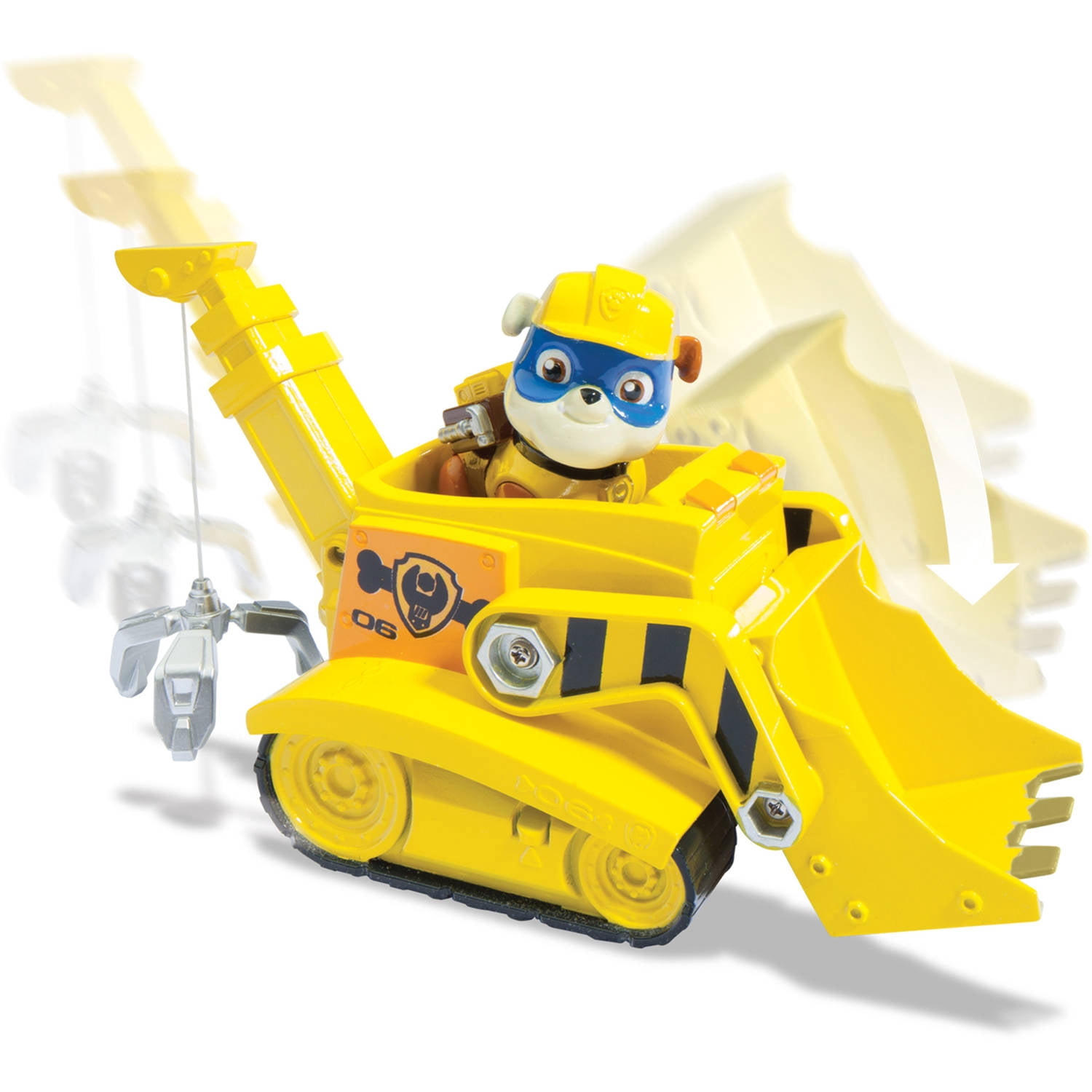 Paw Patrol Super Pup Rubble's Crane, Vehicle and Figure