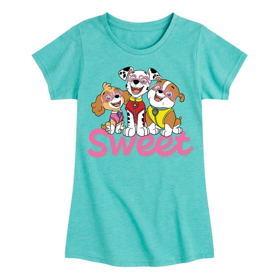 Paw Patrol - Sweet - Toddler And Youth Girls Short Sleeve Graphic T-Shirt