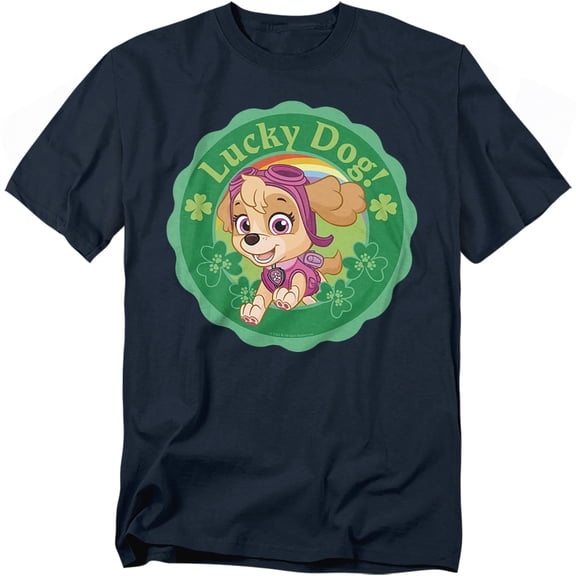 Paw Patrol T-Shirt St. Patrick'S Day Lucky Dog Unisex Graphic Tee for Men & Women
