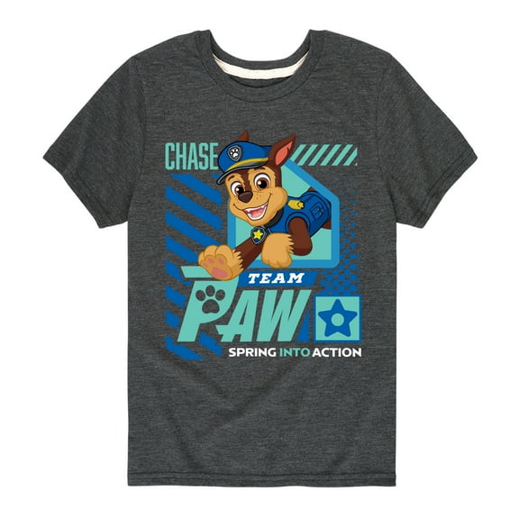 Paw Patrol - Team Paw Chase - Toddler & Youth Short Sleeve Graphic T-Shirt