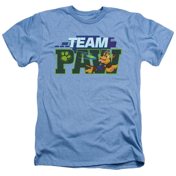 Paw Patrol Team Paw Chase Unisex Adult Heather T Shirt