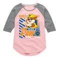 thumbnail image 1 of Paw Patrol - Team Paw Rubble - Toddler & Youth Girls Raglan Graphic T-Shirt, 1 of 5