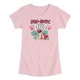thumbnail image 1 of Paw Patrol: The Dino Movie - Dino Riffic Duo - Toddler Girls Fitted Short Sleeve T-Shirt, 1 of 4