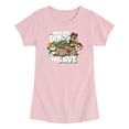 thumbnail image 1 of Paw Patrol: The Dino Movie - Dinos To Save Anky - Toddler Girls Fitted Short Sleeve T-Shirt, 1 of 4