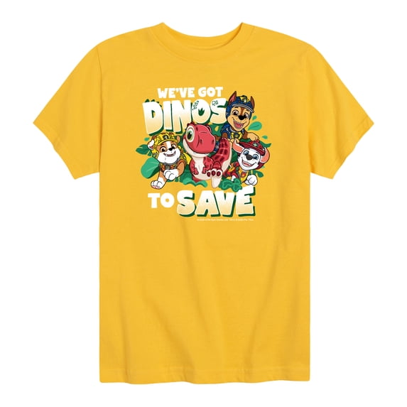Paw Patrol: The Dino Movie - Dinos To Save - Toddler Boys Short Sleeve Graphic T-Shirt