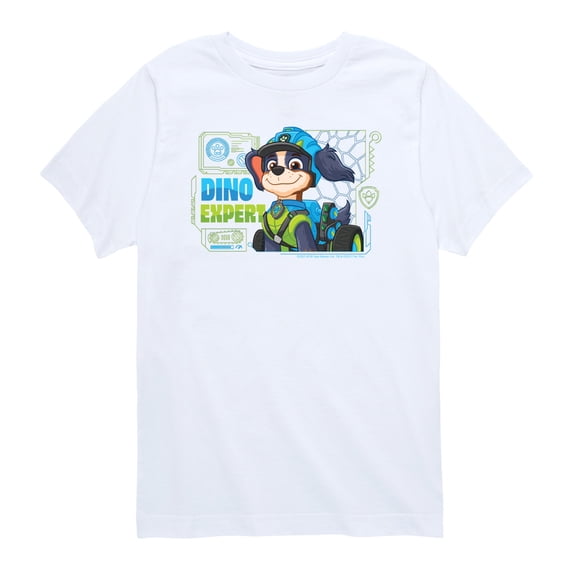 Paw Patrol: The Dino Movie - Rex Dino Expert - Toddler Boys Short Sleeve Graphic T-Shirt