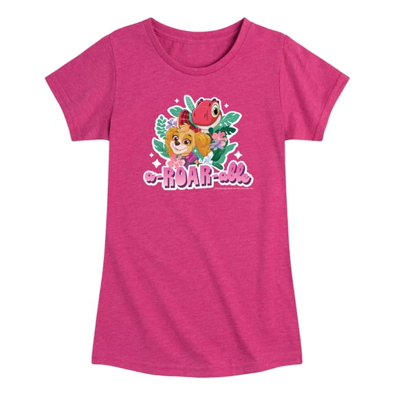 Paw Patrol: The Dino Movie - Roar Able - Toddler Girls Fitted Short Sleeve T-Shirt