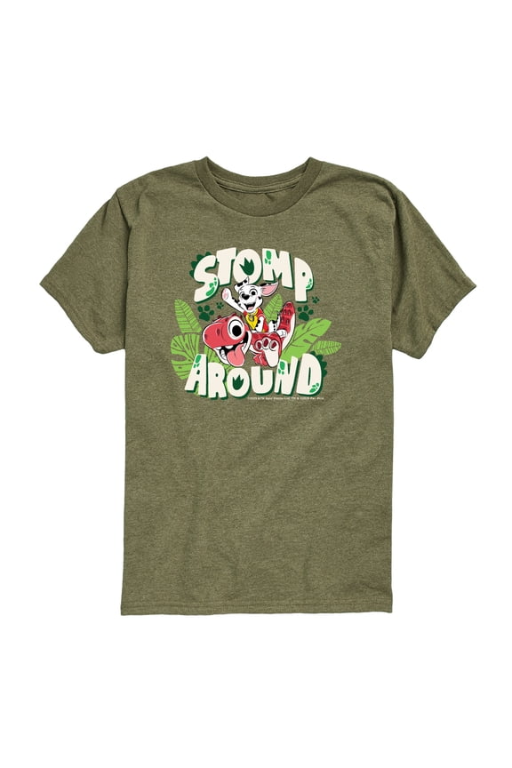: The Dino Movie - Stomp Around - Toddler Boys Short Sleeve Graphic T-Shirt