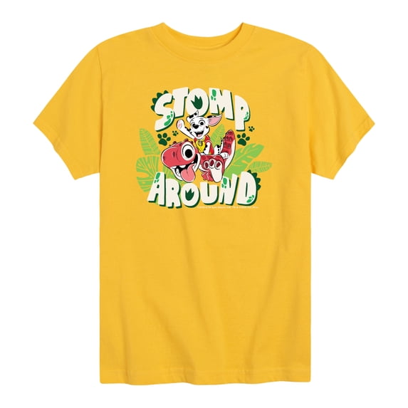 Paw Patrol: The Dino Movie - Stomp Around - Toddler Boys Short Sleeve Graphic T-Shirt