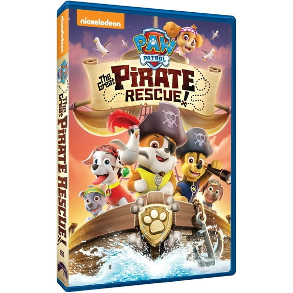 Paw Patrol: The Great Pirate Rescue! (DVD), Nickelodeon, Animation