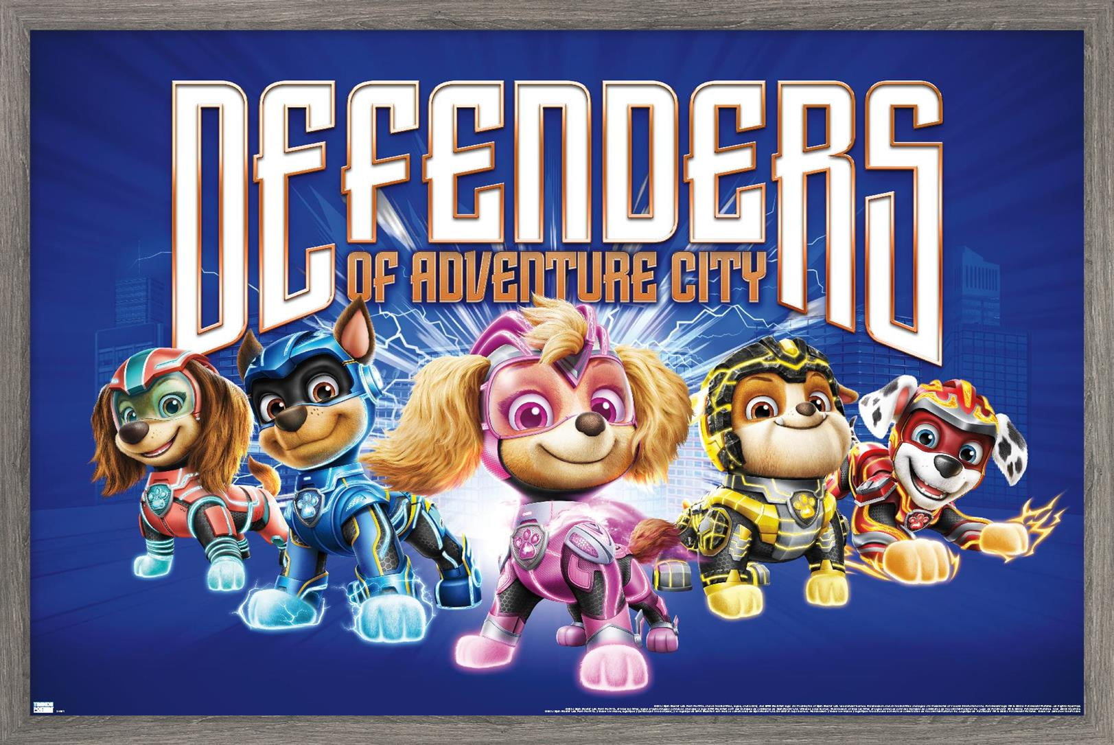 Paw Patrol: The Mighty Movie Defenders Wall Poster, x