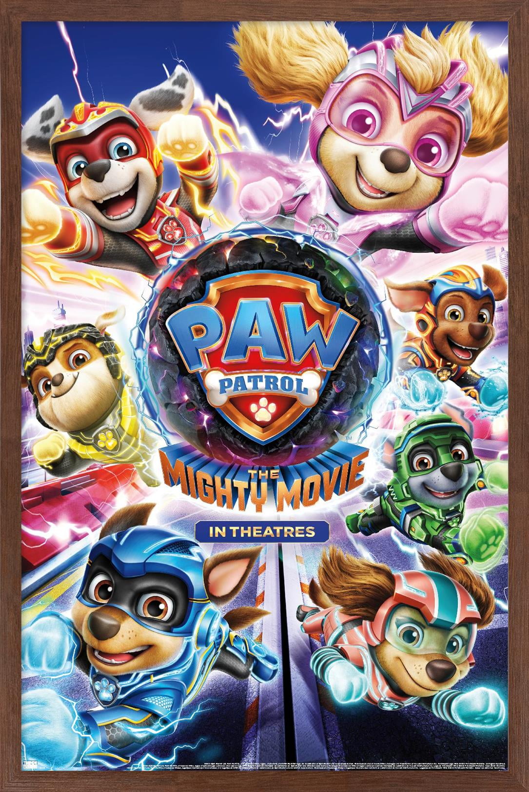 Paw Patrol: The Mighty Movie - One Sheet Wall Poster, 14.725" x 22.375