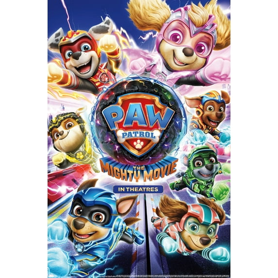 Paw Patrol: The Mighty Movie - One Sheet Wall Poster, 22.375" x 34"