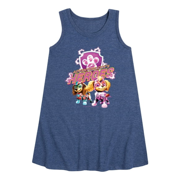 Paw Patrol The Movie - Adventure Citys Heroes - Toddler & Youth Girls A-line Dress