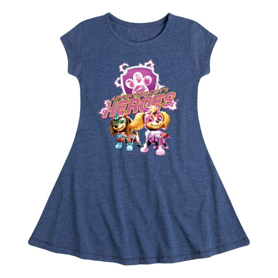 Paw Patrol The Movie - Adventure Citys Heroes - Toddler & Youth Girls Fit & Flare Dress