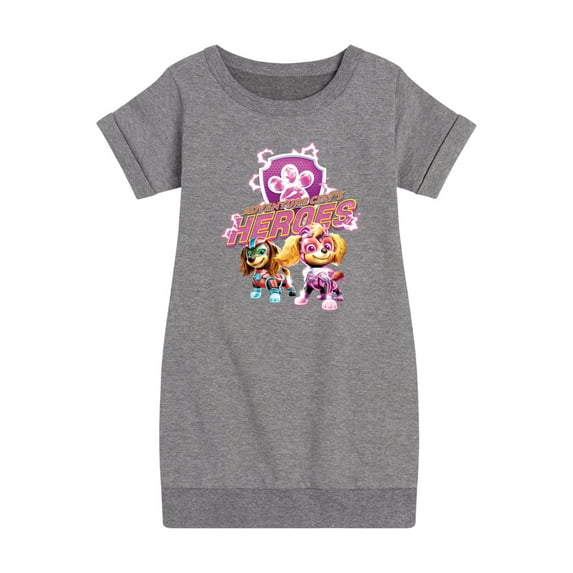 Paw Patrol The Movie - Adventure Citys Heroes - Toddler & Youth Girls Fleece Dress