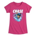 thumbnail image 1 of Paw Patrol The Movie - Chase Lightning - Toddler & Youth Girls Short Sleeve Graphic T-Shirt, 1 of 6
