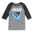 thumbnail image 1 of Paw Patrol The Movie - Chase Lightning - Toddler & Youth Raglan Graphic T-Shirt, 1 of 6