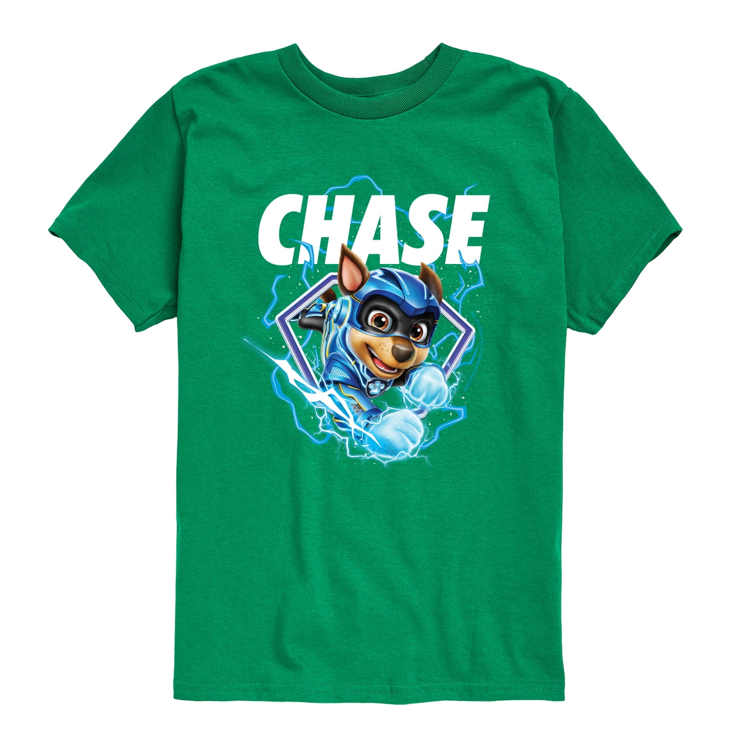 Paw Patrol The Movie - Chase Lightning - Toddler & Youth Short Sleeve ...