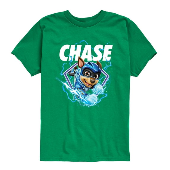 Paw Patrol The Movie - Chase Lightning - Toddler & Youth Short Sleeve Graphic T-Shirt