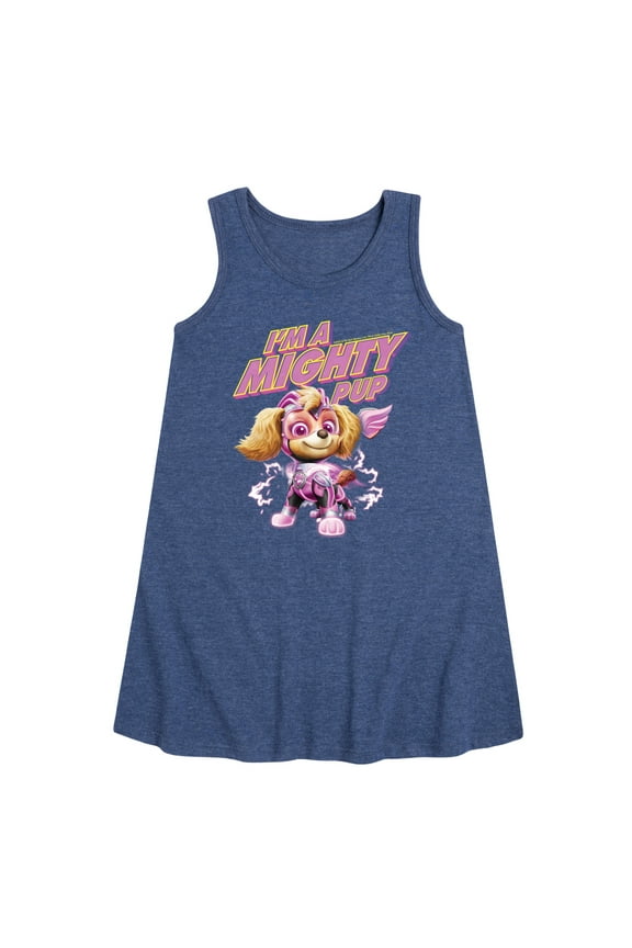 The Movie - I'm A Mighty Pup - Toddler & Youth Girls A-line Dress