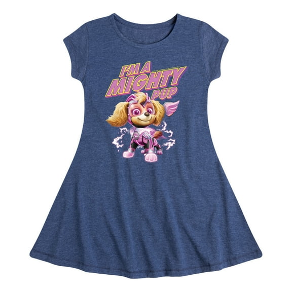 Paw Patrol The Movie - I'm A Mighty Pup - Toddler & Youth Girls Fit & Flare Dress