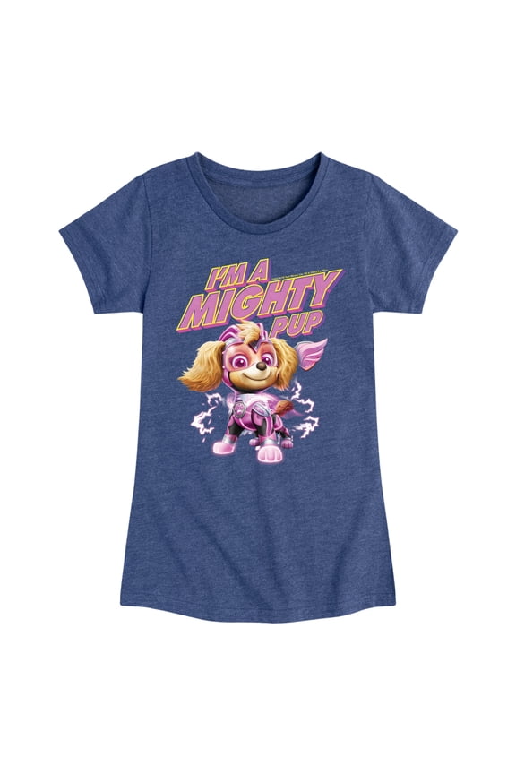 The Movie - I'm A Mighty Pup - Toddler & Youth Girls Short Sleeve Graphic T-Shirt
