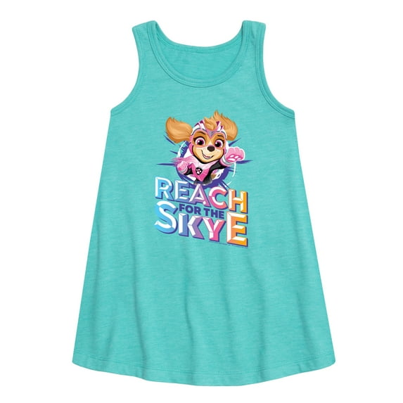 Paw Patrol The Movie - Reach For The Skye Lightning - Toddler & Youth Girls A-line Dress
