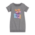 thumbnail image 1 of Paw Patrol The Movie - Reach For The Skye - Toddler & Youth Girls Fleece Dress, 1 of 6