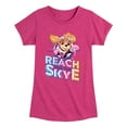 thumbnail image 1 of Paw Patrol The Movie - Reach For The Skye - Toddler & Youth Girls Short Sleeve Graphic T-Shirt, 1 of 6
