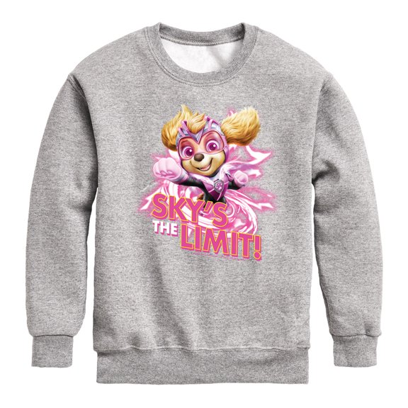 Paw Patrol The Movie - Skys The Limit - Toddler & Youth Crewneck Fleece Sweatshirt