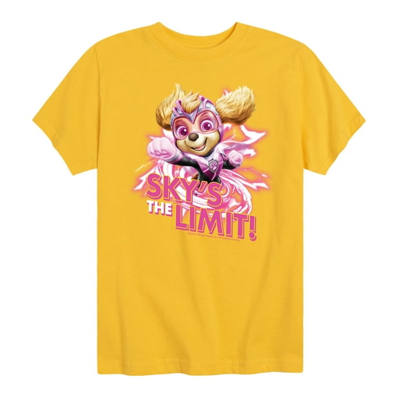 Paw Patrol The Movie - Skys The Limit - Toddler & Youth Short Sleeve Graphic T-Shirt