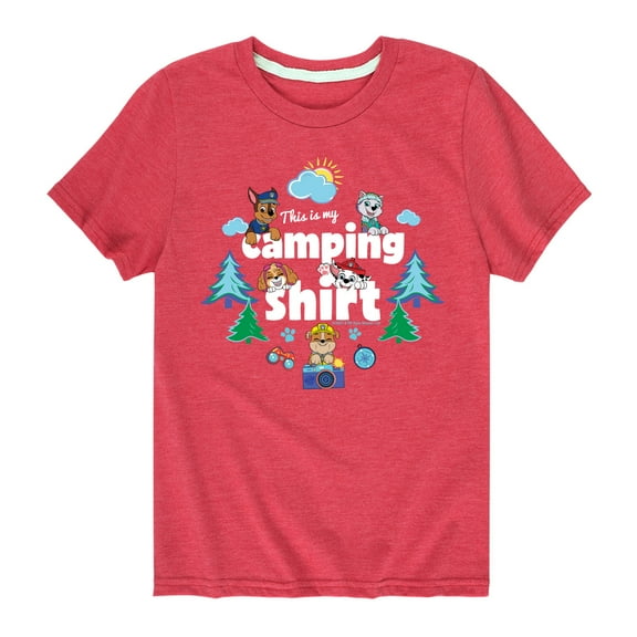 Paw Patrol - This Is My Camping Shirt - Toddler And Youth Short Sleeve Graphic T-Shirt