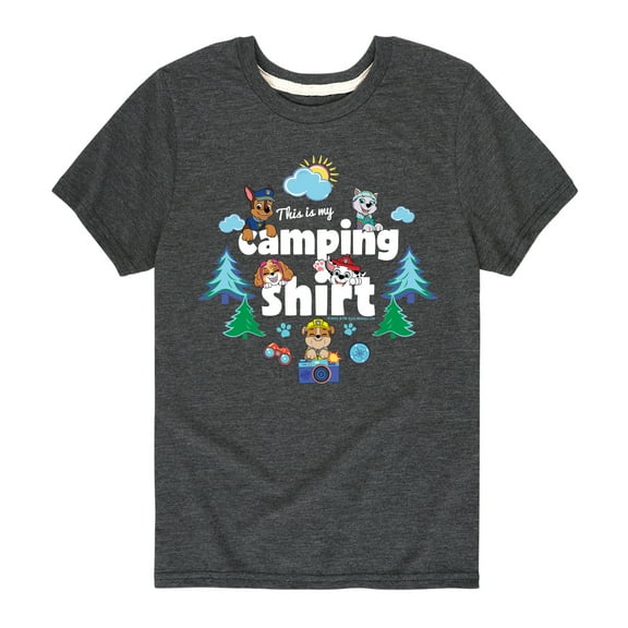 Paw Patrol - This Is My Camping Shirt - Toddler And Youth Short Sleeve Graphic T-Shirt