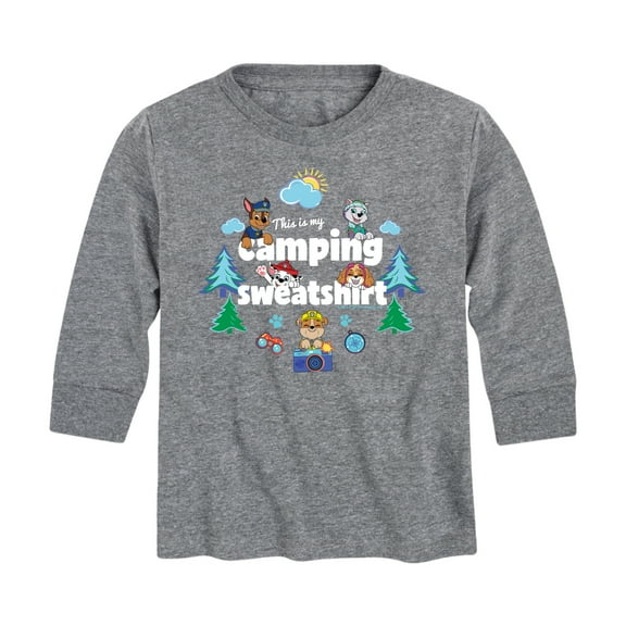 Paw Patrol - This Is My Camping Sweatshirt - Toddler And Youth Long Sleeve Graphic T-Shirt