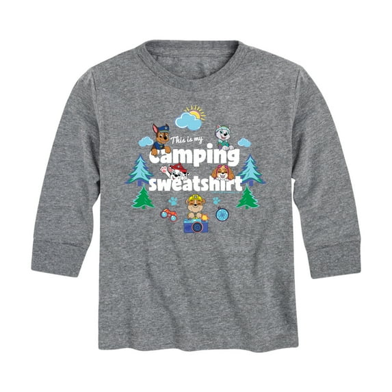 Paw Patrol - This Is My Camping Sweatshirt - Toddler And Youth Long Sleeve Graphic T-Shirt