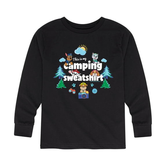 Paw Patrol - This Is My Camping Sweatshirt - Toddler And Youth Long Sleeve Graphic T-Shirt