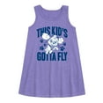 thumbnail image 1 of Paw Patrol - This Kid's Gotta Fly - Toddler And Youth Girls Fleece Dress, 1 of 5