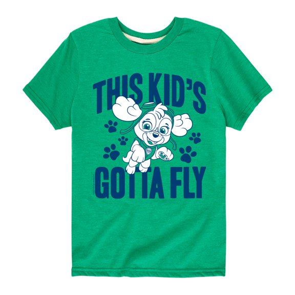 Paw Patrol - This Kid's Gotta Fly - Toddler And Youth Short Sleeve Graphic T-Shirt