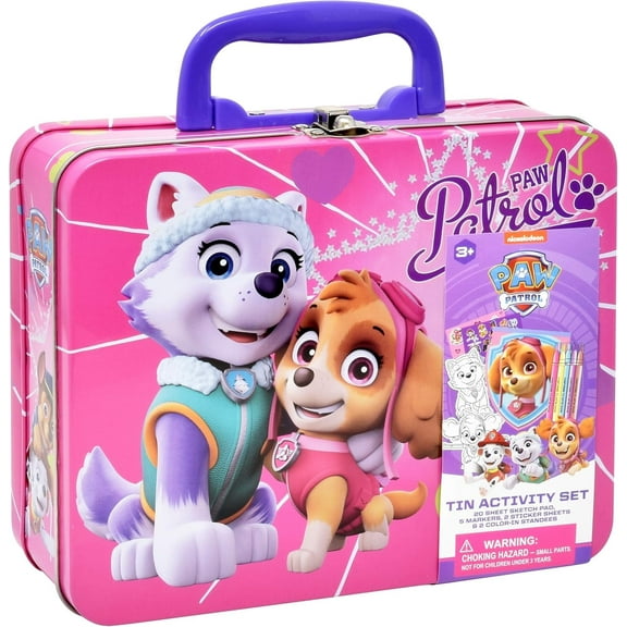 Paw Patrol Tin Activity Set - Pink