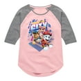 thumbnail image 1 of Paw Patrol - To Adventure City - Toddler And Youth Girls Raglan Graphic T-Shirt, 1 of 5