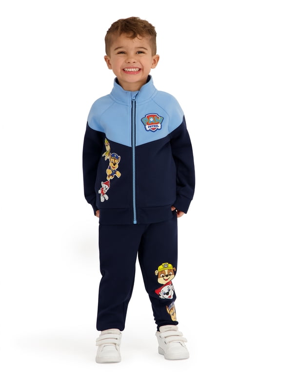 Paw Patrol Toddler Boy 2pc Active Jacket and Pant Set, Sizes 12 Months - 5T