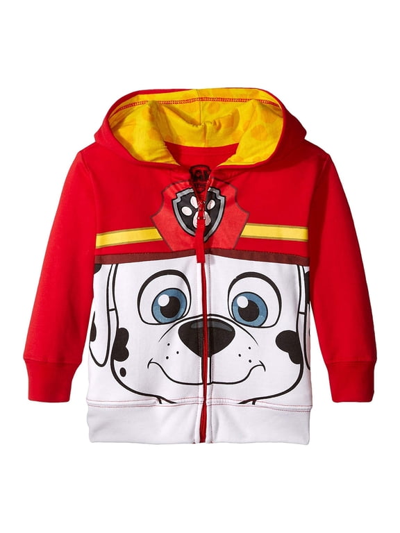 Toddler Boy Big Face Zip-Up Hoodie Sweatshirt (2T-5T)