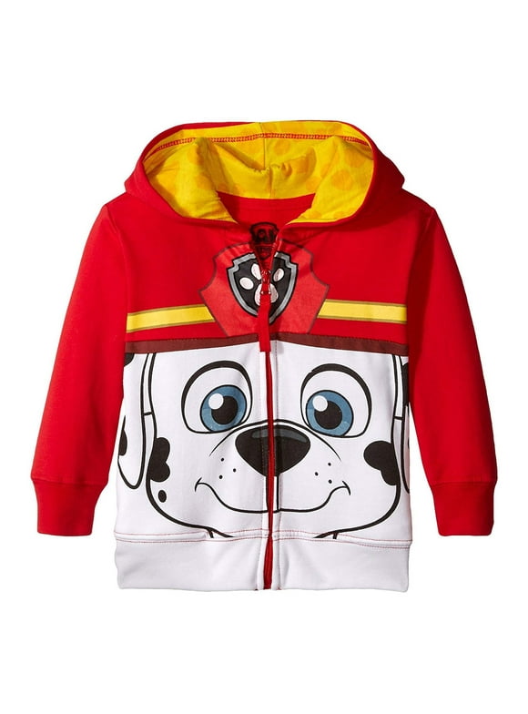 Toddler Boy Big Face Zip-Up Hoodie Sweatshirt (2T-5T)