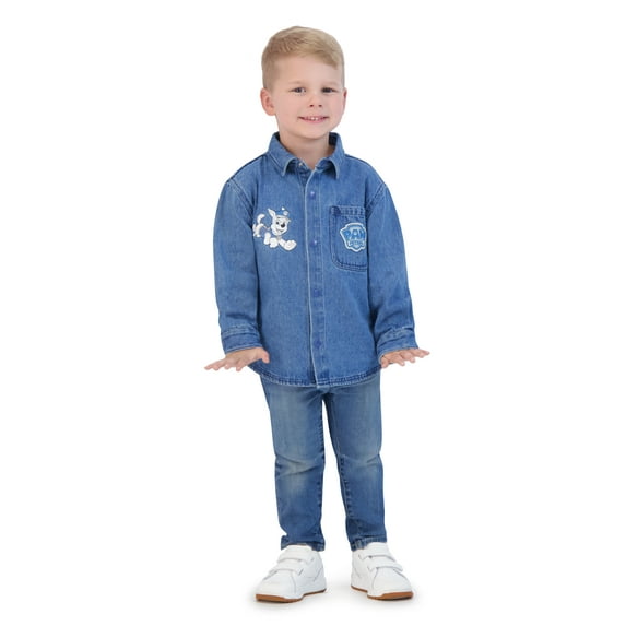Paw Patrol Toddler Boy Shacket, Sizes 12M-5T
