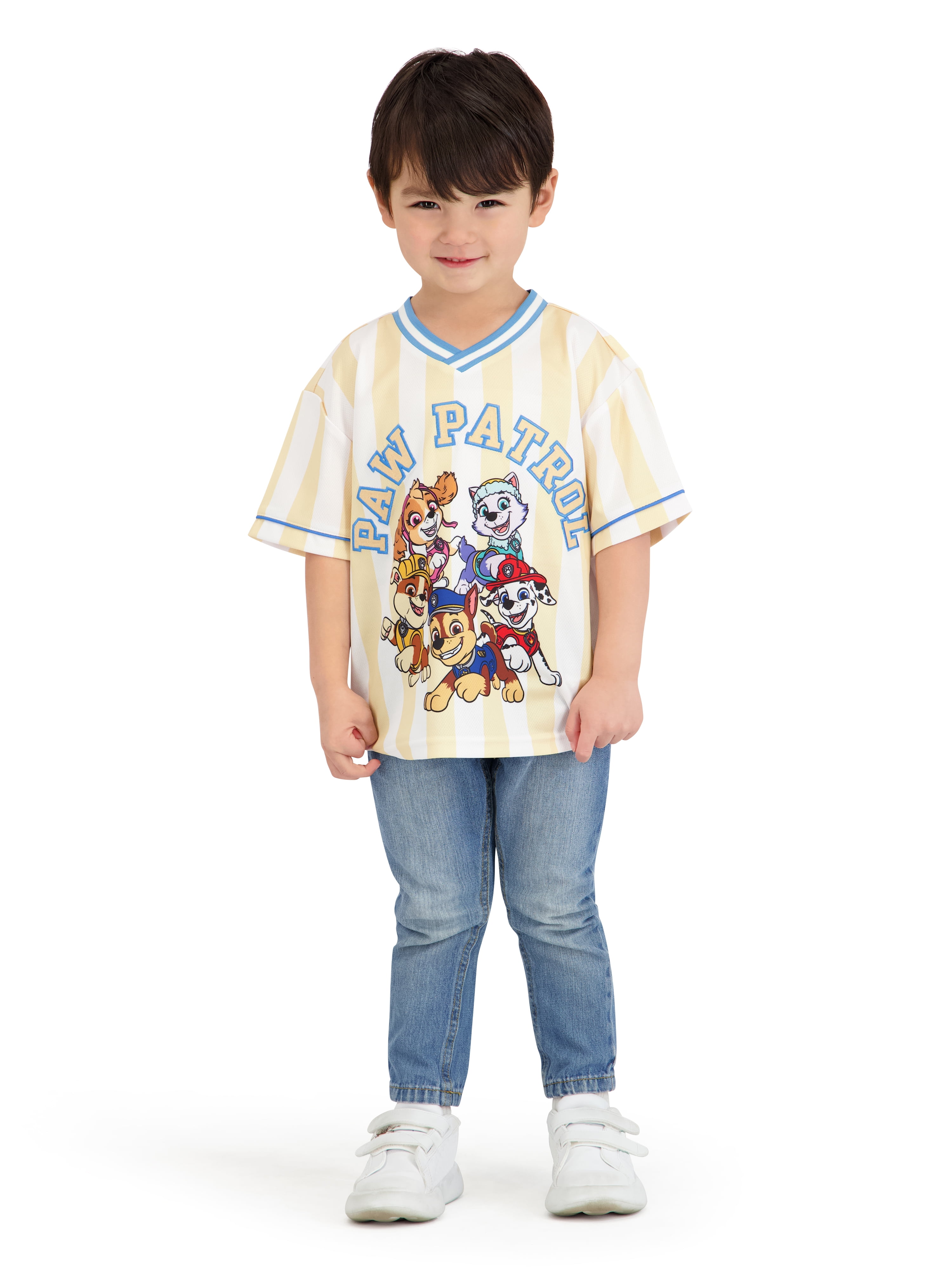 Paw Patrol Toddler Boy Short Sleeve Jersey, Sizes 12 Months-5T