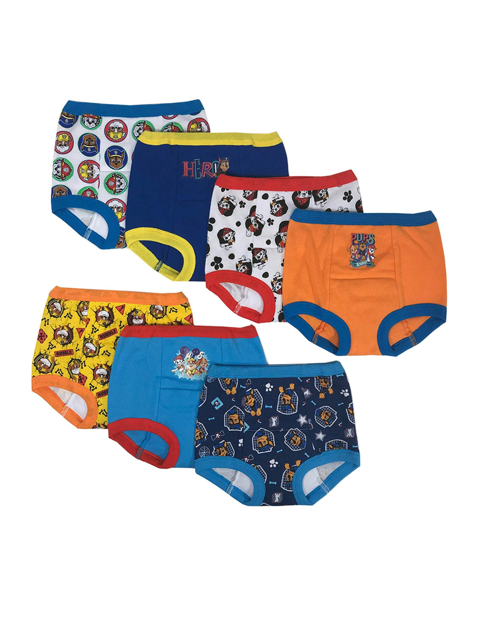 Paw Patrol Toddler Boy Training Underwear, 7-Pack, Sizes 2T-4T 