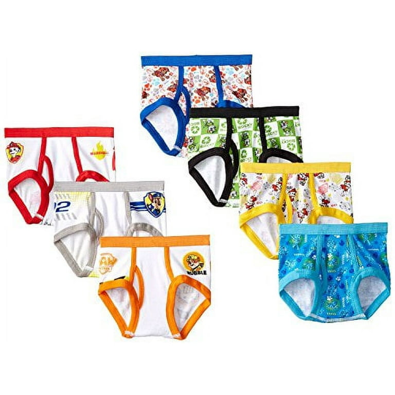 Paw Patrol Toddler Boys 7 Pack Underwear Briefs (4t)