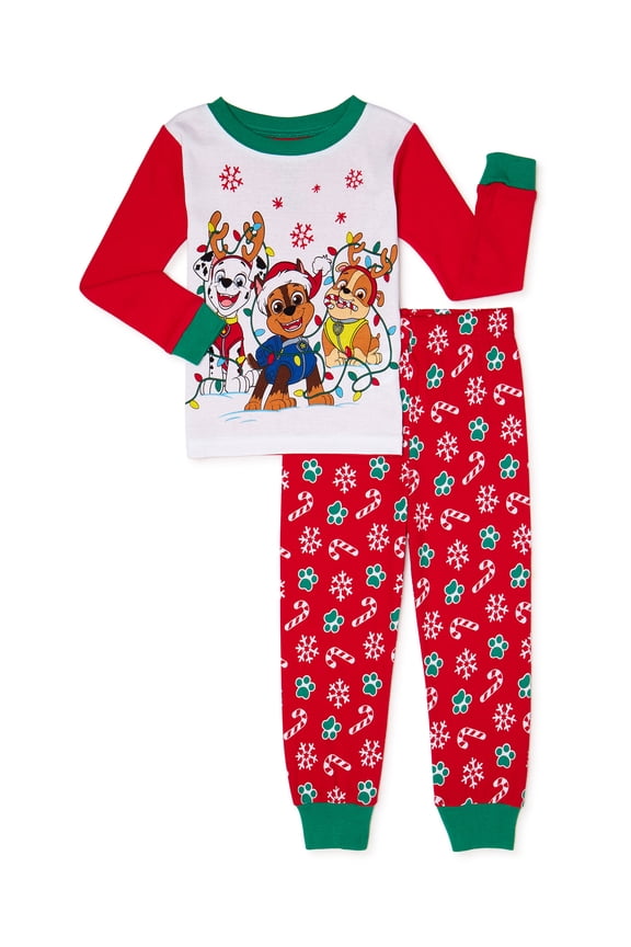 Toddler Boys Christmas Pajamas, 2-Piece