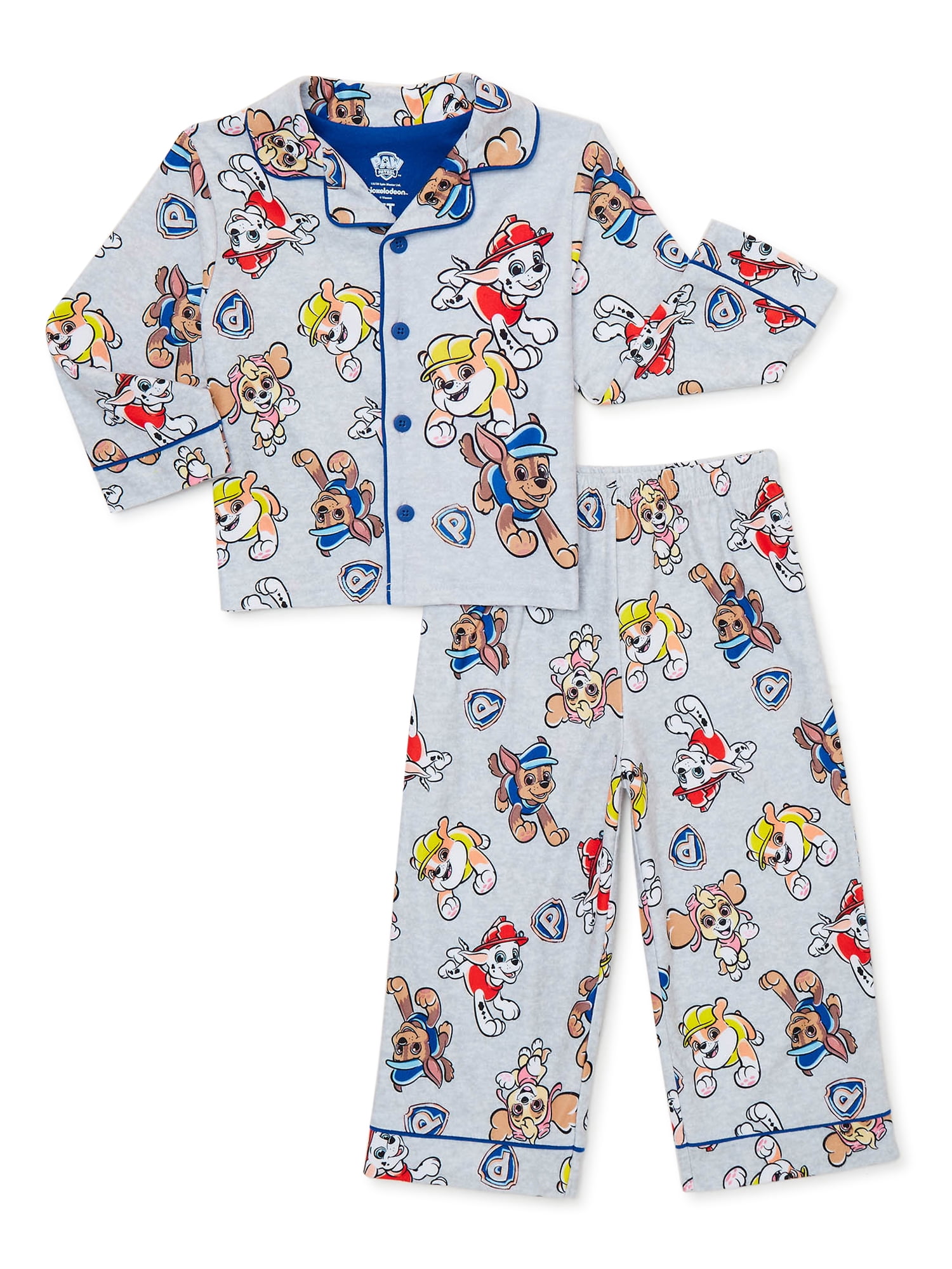 Paw Patrol Toddler Boys Coat Set, 2-Piece Pajama Set, Sizes 2T-5T ...